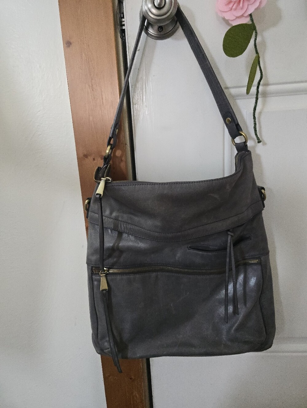 HOBO INTERNATIONAL Liberty Leather Convertible Purse